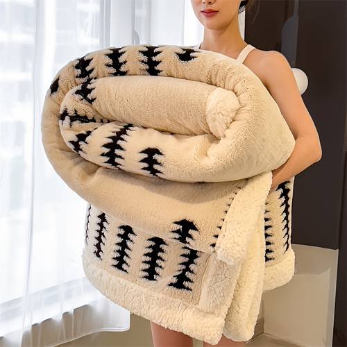 couverture double épaisseur en laine de chaude pour lautomne et lhiver, pour , les siestes sur le canapé, polyvalente, disponible en plusieurs couleurs, couverture à chauffage rapide, magnifiques, un idéal pour