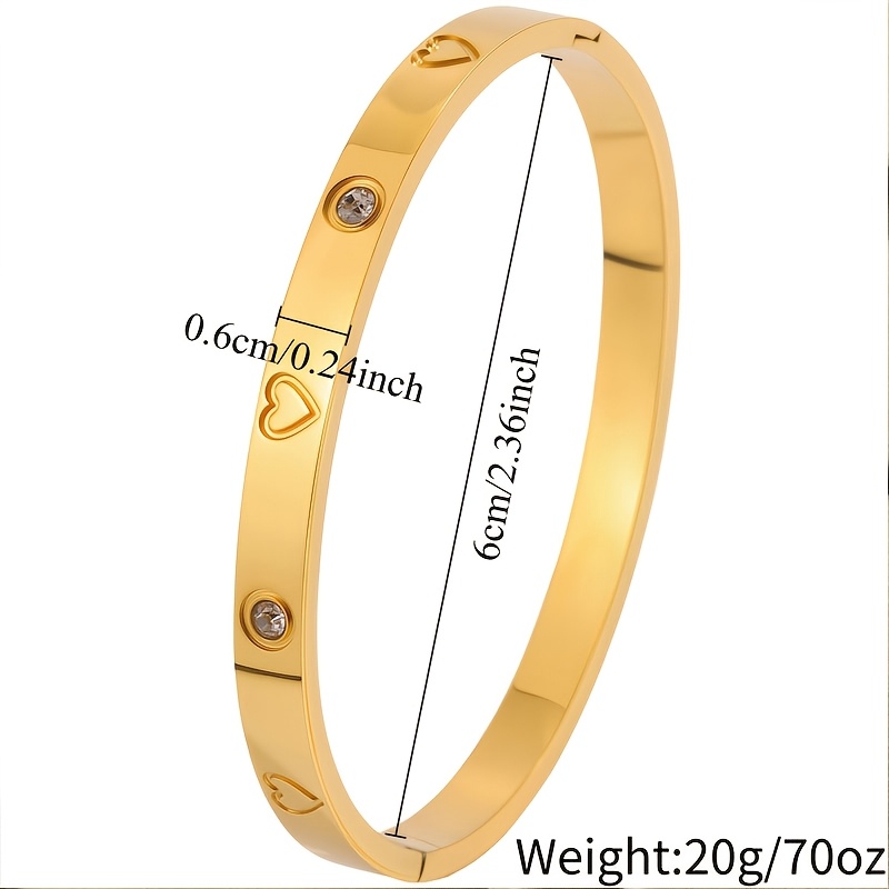 Ginkgo Leaf Roman Texture Heart Design Thin Bangle 4pcs Set