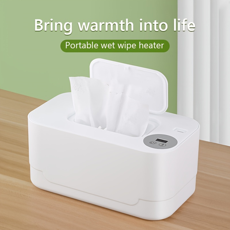 

1pc Premium Portable Wet Wipe Warmer - 24/7 Gentle Heat, For Masks, Usb Powered With Soft Night Light, Perfect For Travel, Car & Home Use