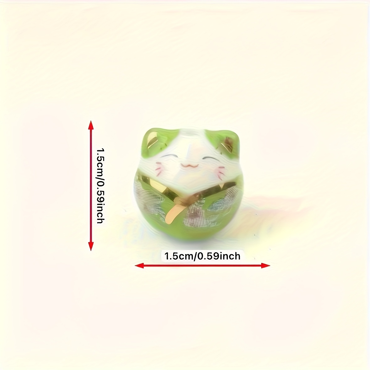 Random 8pcs Mixed Ceramic Cat Beads for Jewelry Making