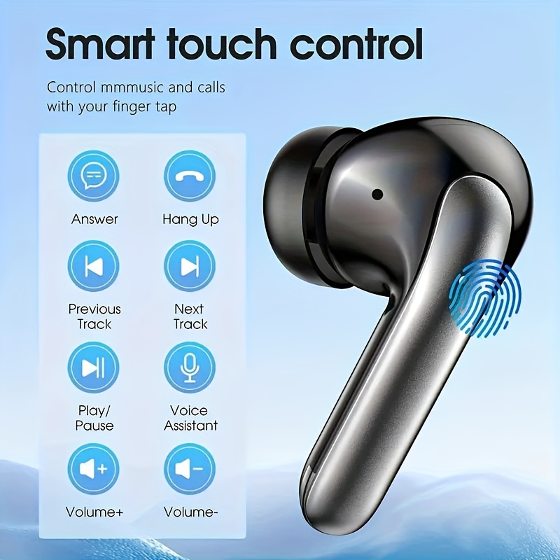 Fones de Ouvido Sem Fio, Bluetooth 5.4, Alto-Falantes de 13mm 7