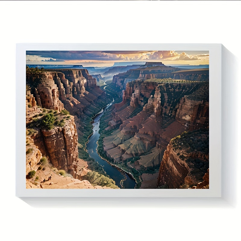 

Art "grand Canyon" Series 2024 Full Mosaic 5d Diy Stitch Kit Art Home Decoration