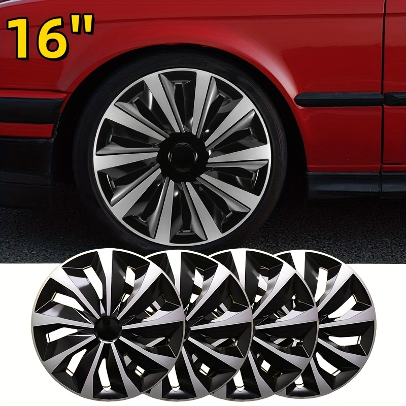 TEMU 4pcs/set 15-inch/16-inch Universal Wheel Covers - High- Wheel Covers, Wheel Covers For Car Tire Replacement, , And Aesthetice, Universal