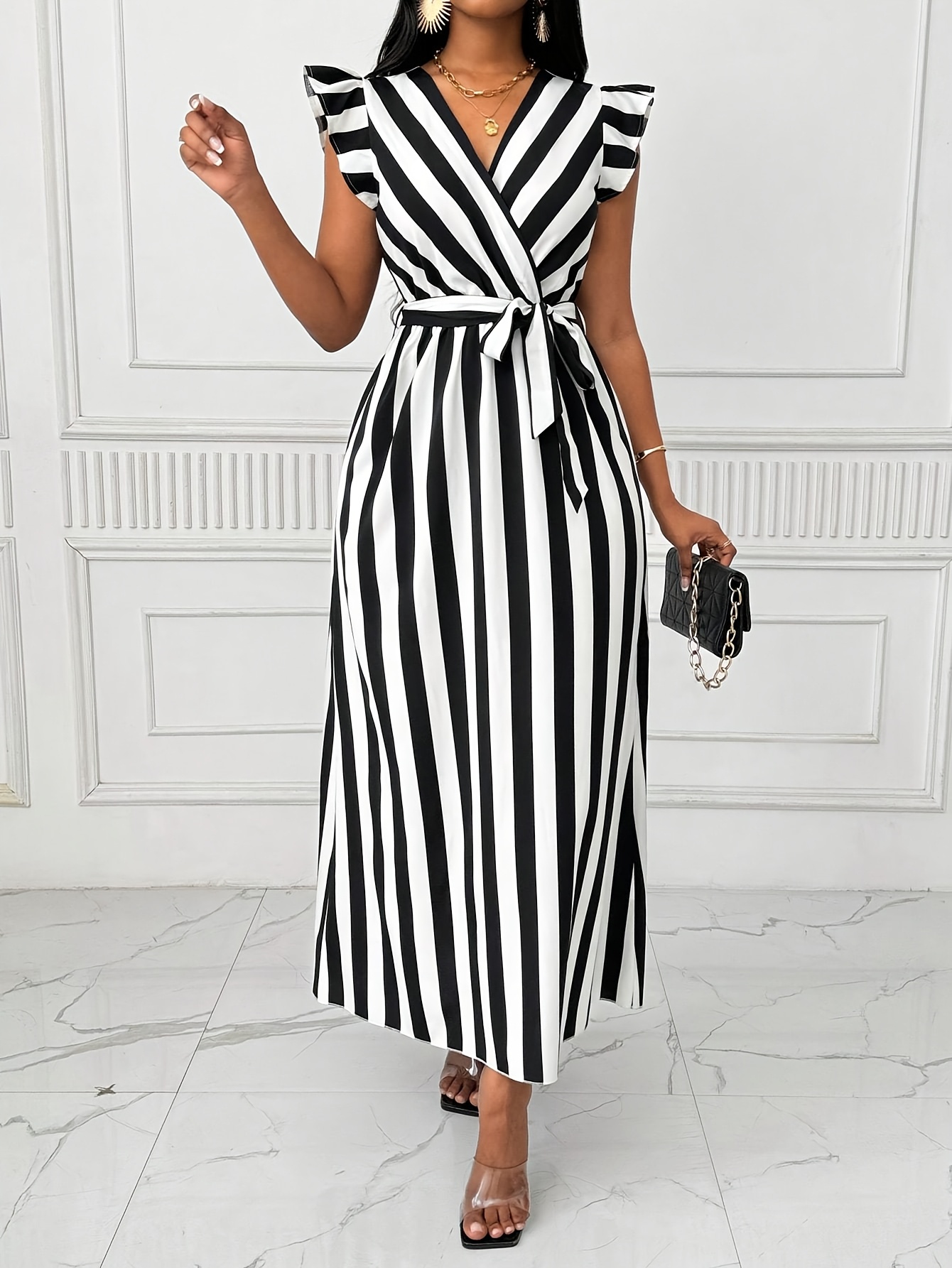Elegant Printed Dress for Women'S Fashion