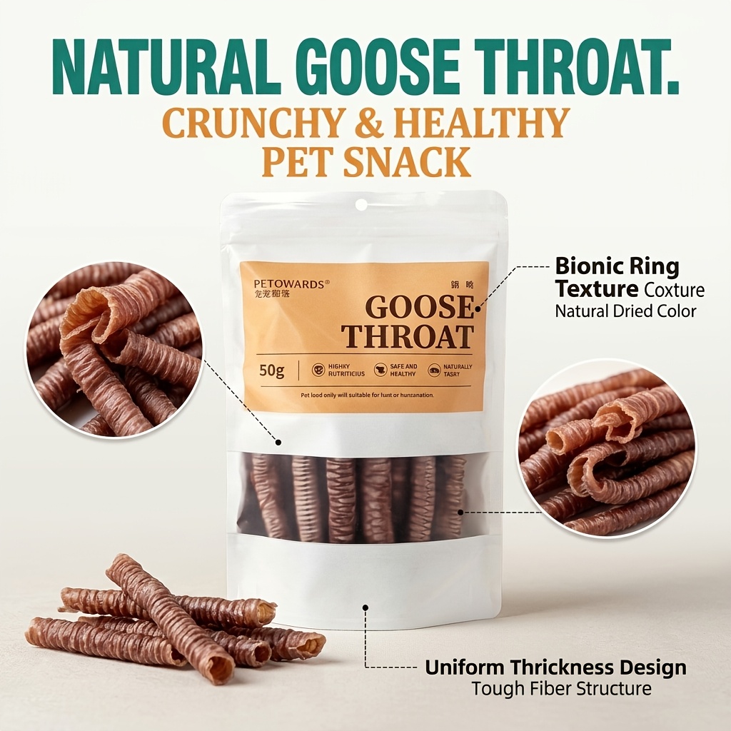 goose throat   and cats   dental treats to support oral health long lasting baked snacks for training and chewing Product details 1