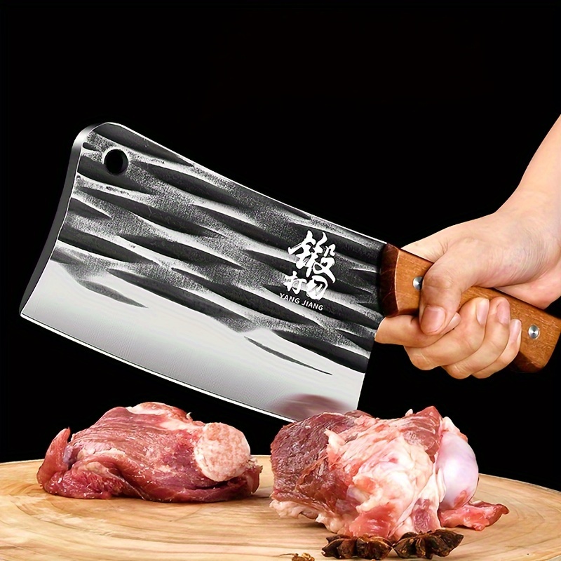 

Heavy Duty Stainless Steel Bone Cleaver Knife For Home Chopping