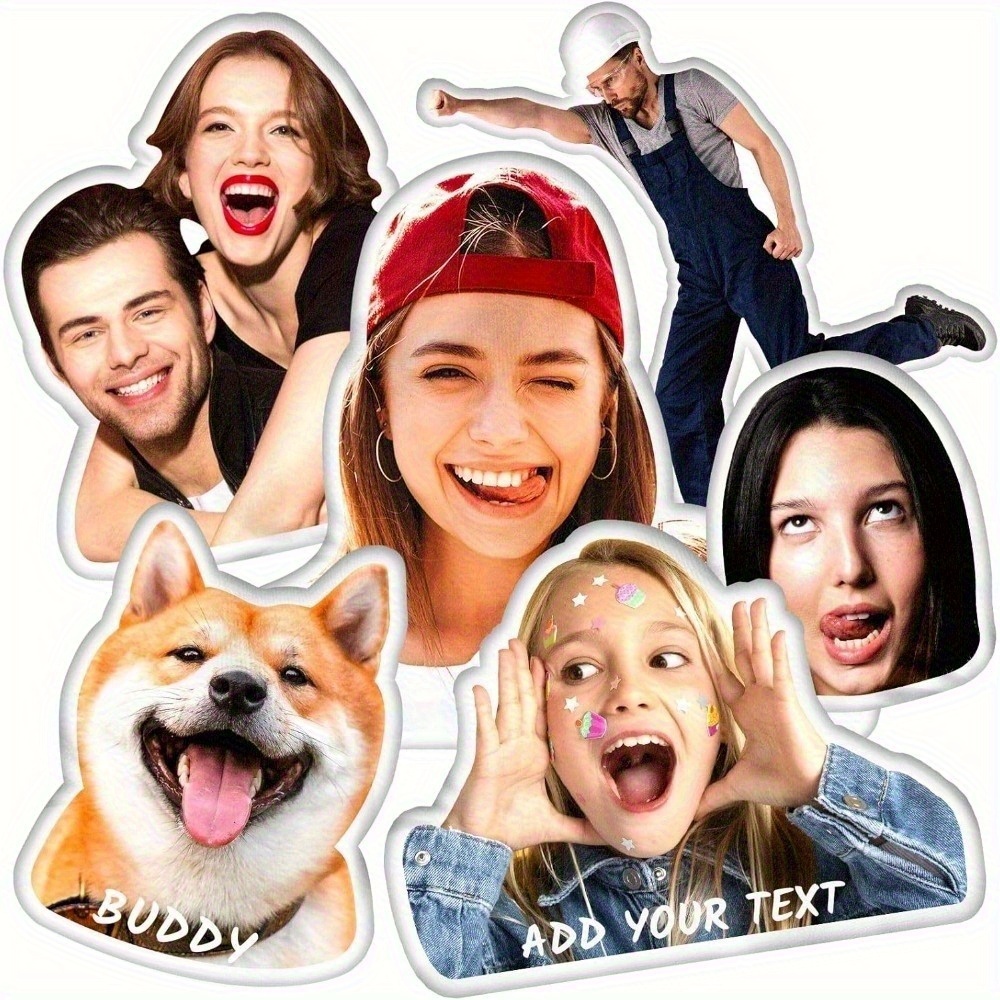 TEMU Custom Pillows With Picture, Custom Face Pillow For , Personalized Gifts For Birthday For Women Men Couples, Customized Pet Photo Memorial Gifts