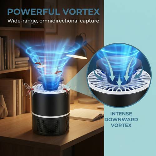 1pc mosquito repellent lamp automatic silent insect repeller indoor household photocatalytic mosquito killer lamp household and use suitable for courtyard and spaces plug in type