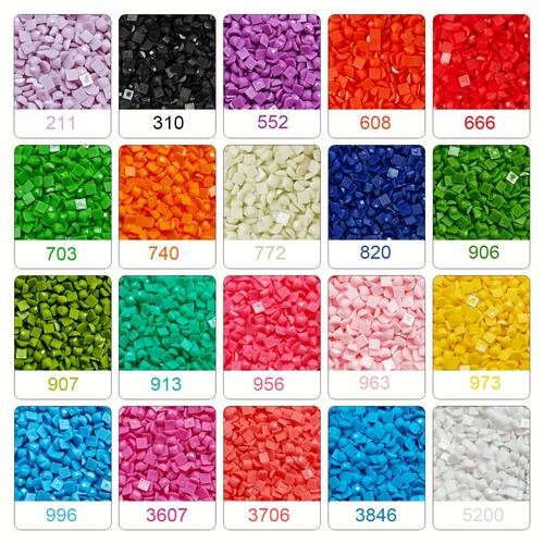 diamond painting 20 color combination single color 1000pcs 20 colors 20000 stars decorate inspiration instantly condenses into 2 5mm precision cutting