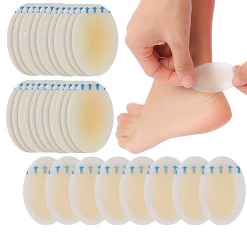 34 hydrogel heel bubble patches waterproof stickers suitable for black high heeled shoes soft heel protector insoles