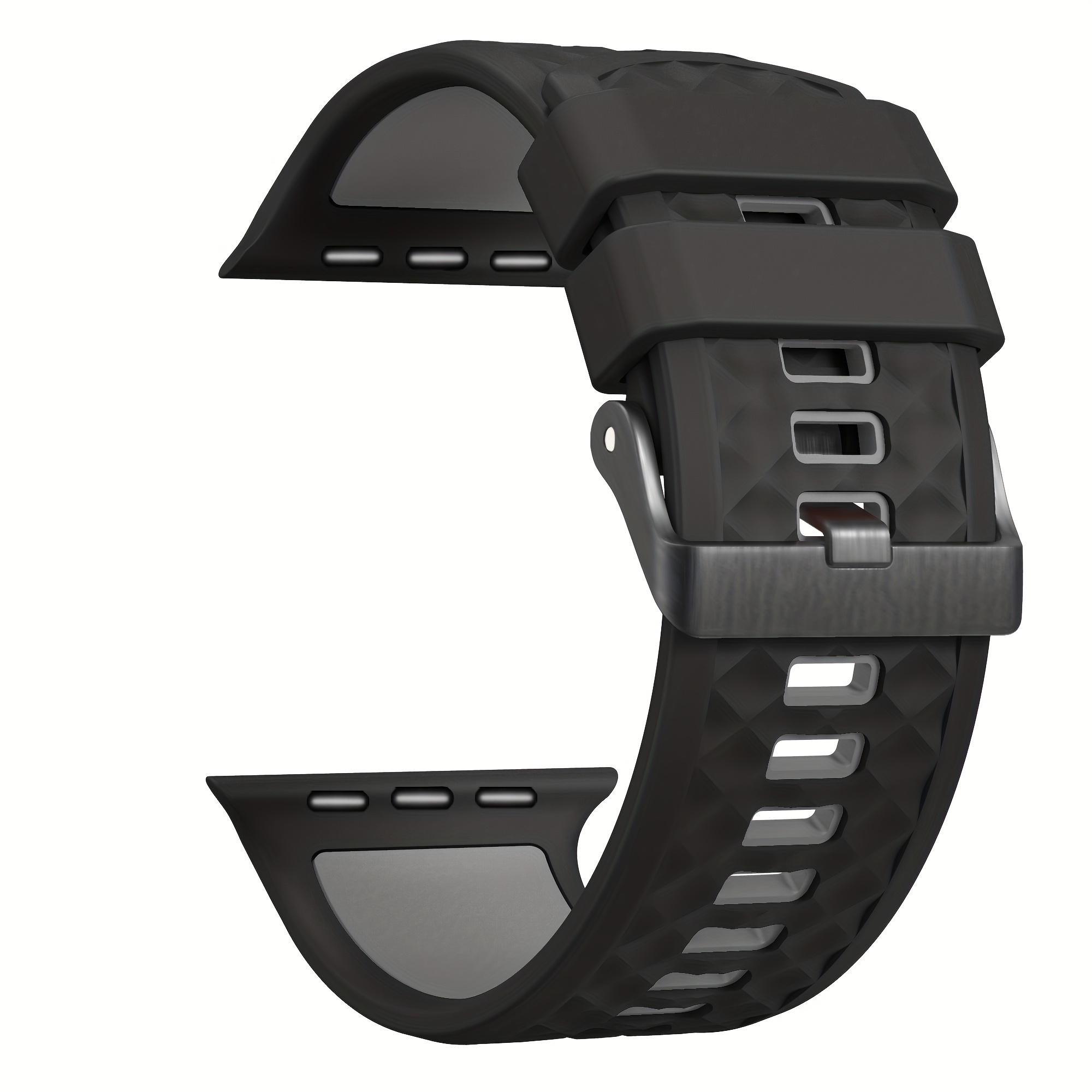 TEMU Silicone Sports Band For Watch Series 10, 9, 8, 7, 6, 5, Se, Compatible With 46mm, 45mm, 44mm, 42mm, And Ultra 2 49mm Models.