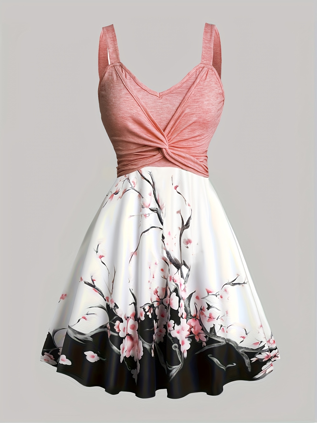 flowy red dress Paris Red Flowy Dress L