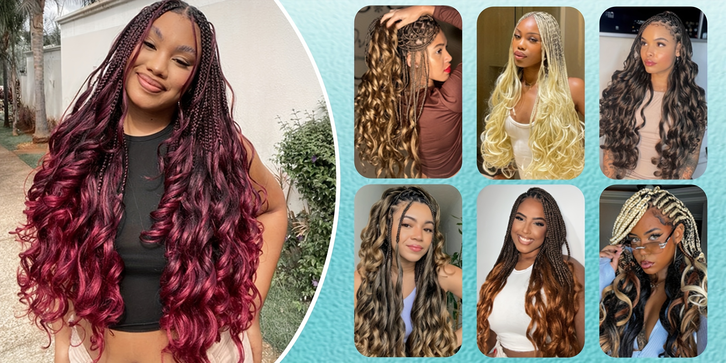 7 packs french curl braiding hair 16 inch curly braiding hair french curls braiding hair extensions for   16 inch 7packs 1b bug 1  30 details 4