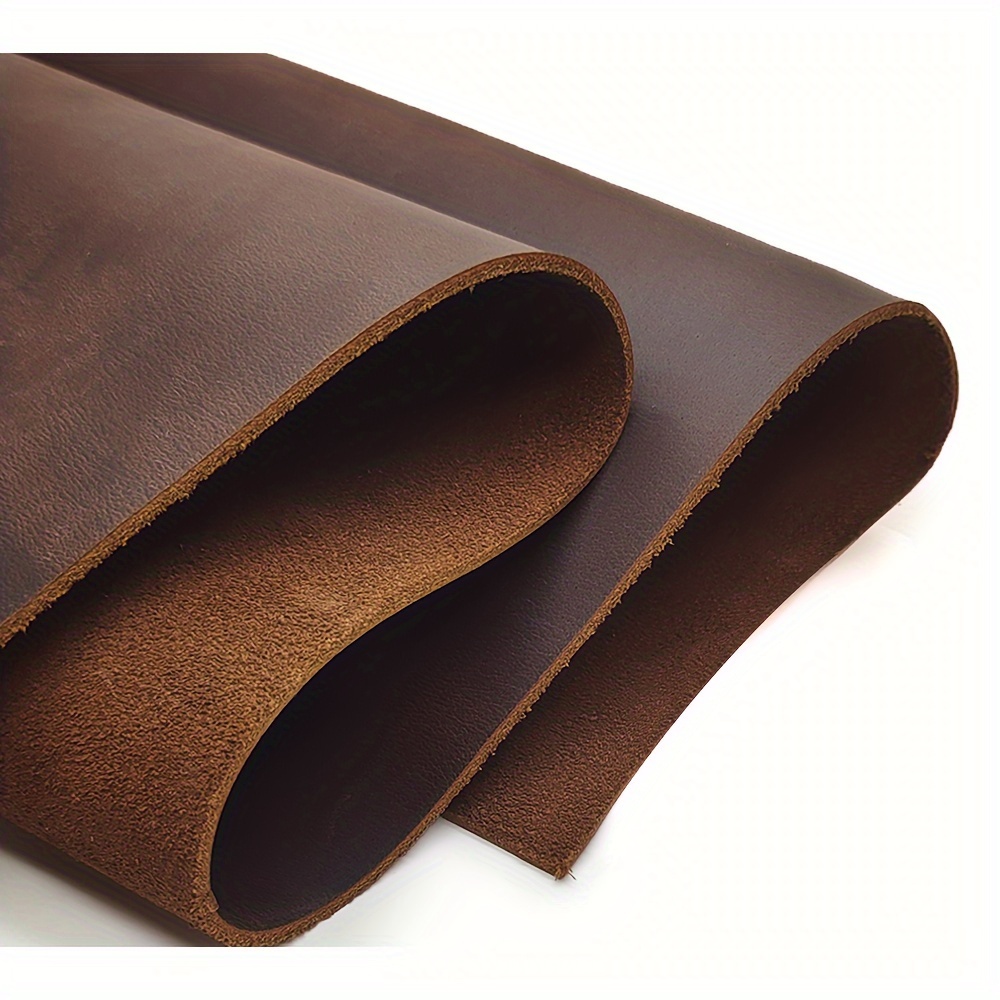 1pc genuine leather full grain oil cowhide 1 8 2 - Temu