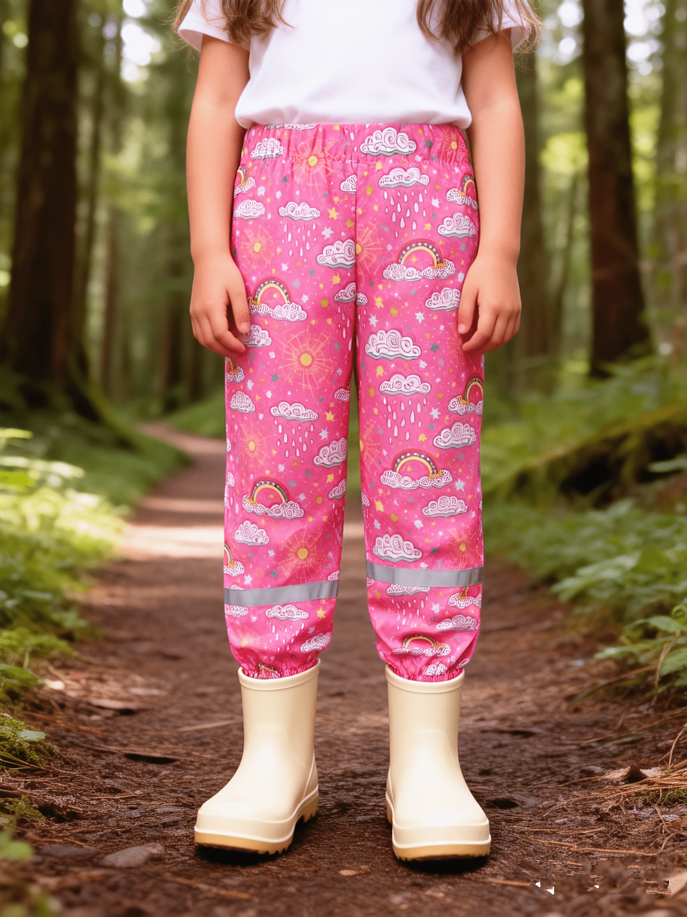 Kids' Fashion Long Pants with Ted Lining, Soft and Comfortable