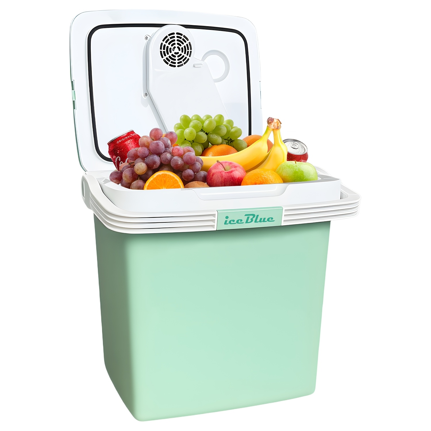 TEMU 26-liter Electric Cooler | Portable Thermoelectric Car Refrigerator, 12v Plug-in, Suitable For Vehicles, Trucks, Travel, Camping, Home, Office -