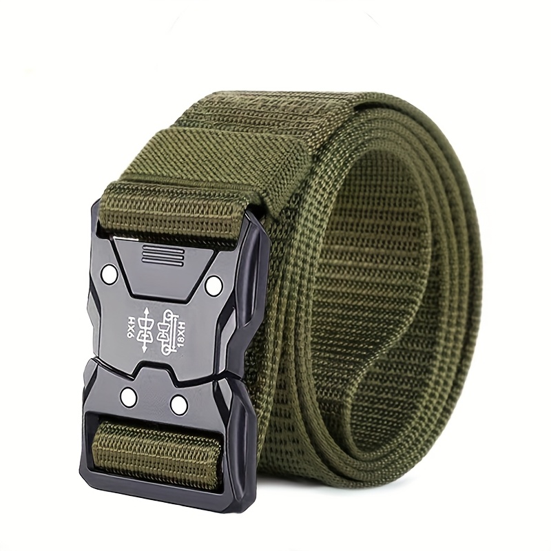 TEMU Men's Tactical Belts, Multifunctional Fashion Belts With A And Durable Belts.