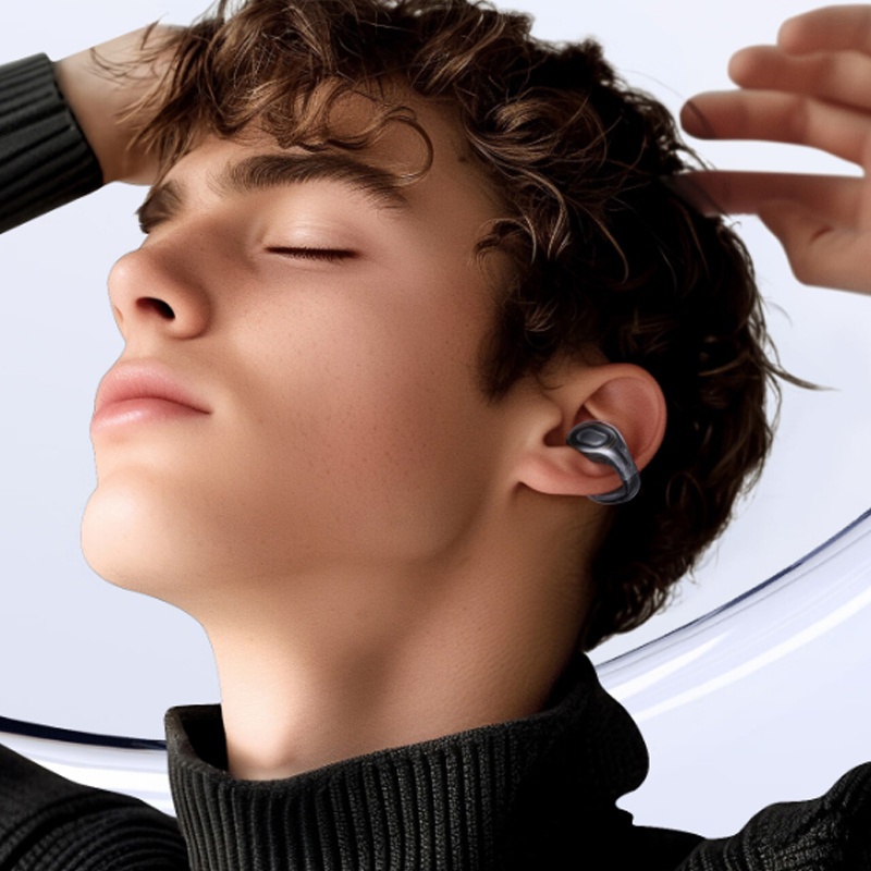 De draadloze oorclip hoofdtelefoon