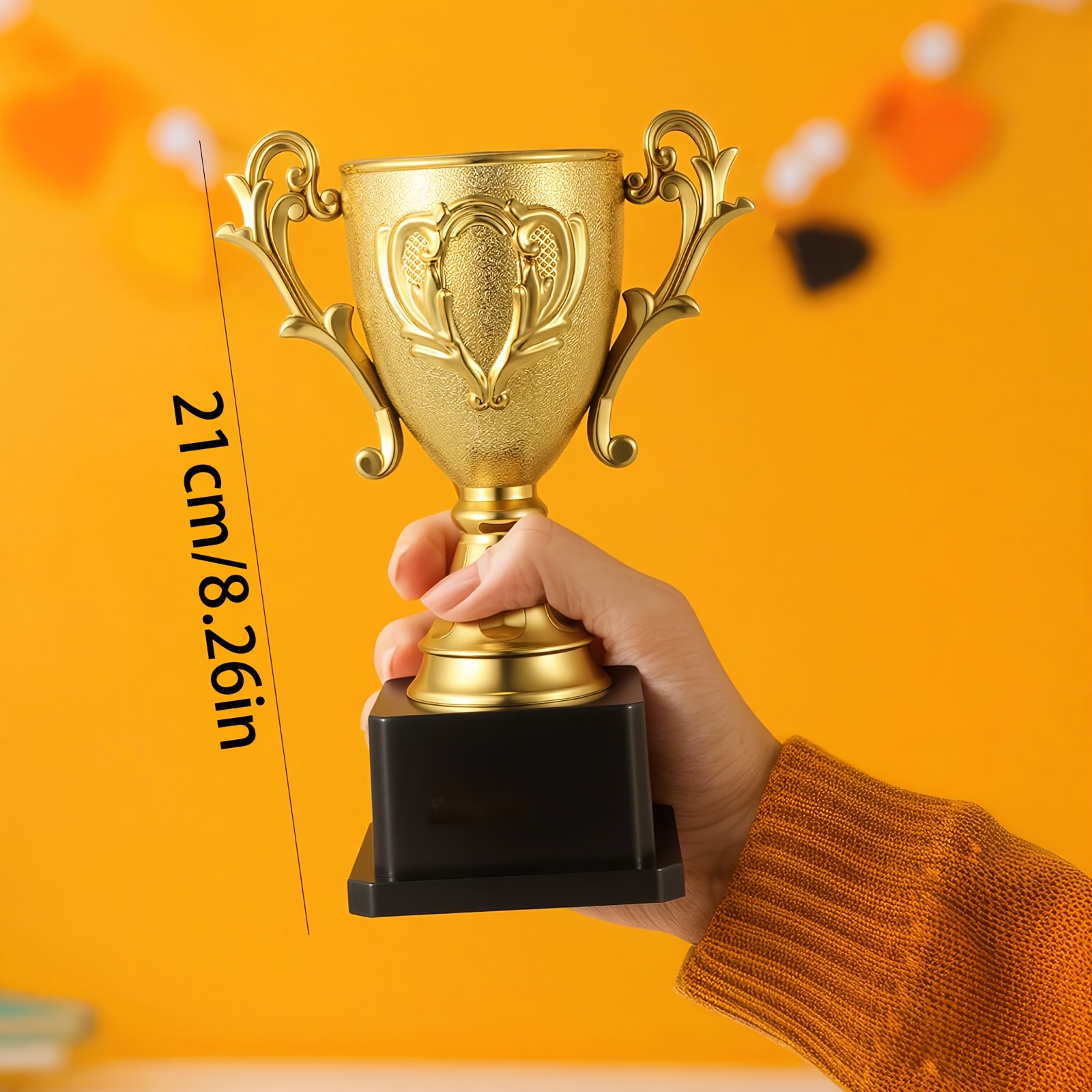 TEMU /8.26in Plastic Trophy Cups Models For Competitions Party Favors And Rewards Durable Lightweight For Celebrations