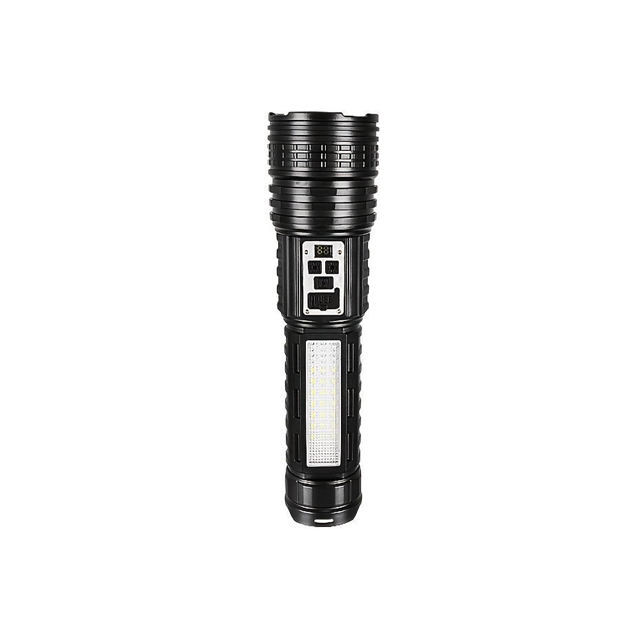 TEMU 2026 New Most Powerful Flashlight, Type-c Rechargeable Led Flashlight, High Power Led Flashlight Torch, Portable Led Work Light, Suitable For