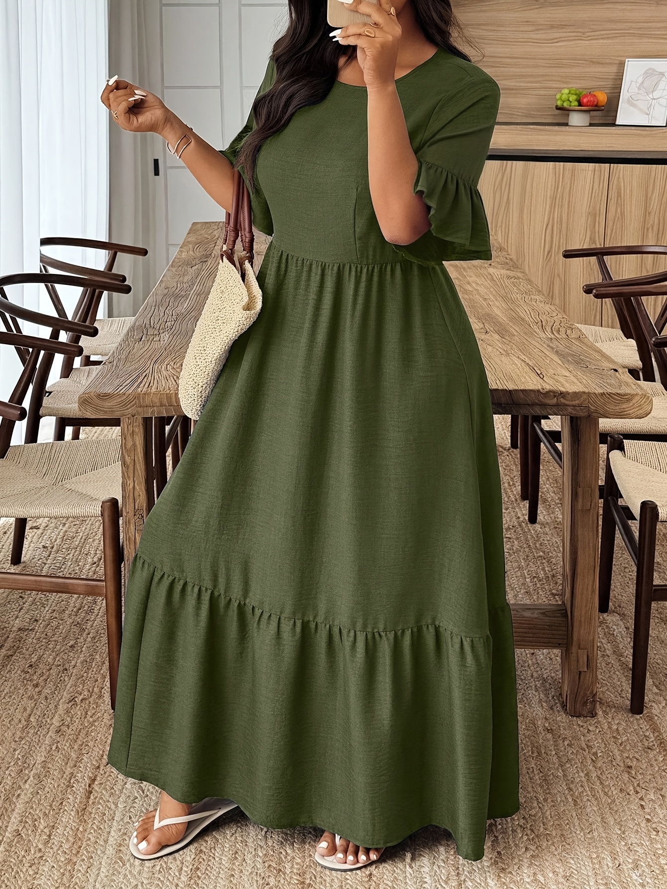 oversized green dress Ashley Lauren 11610 Formal Dresses Emerald 4 / Emerald