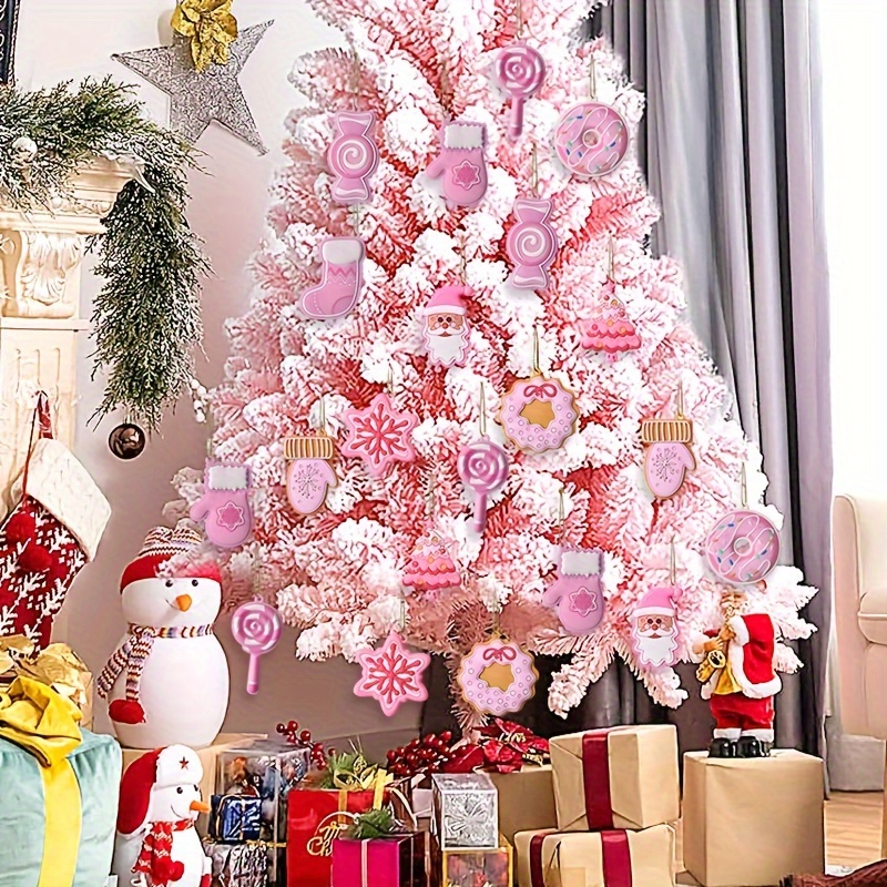 

30sets Christmas Hanging Ornaments Pendant Decoration Gel Hanging Christmas Tree Decoration