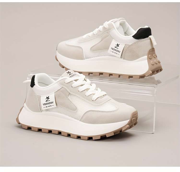 womens platform sneakers thick cushioned sole height Temu Portugal