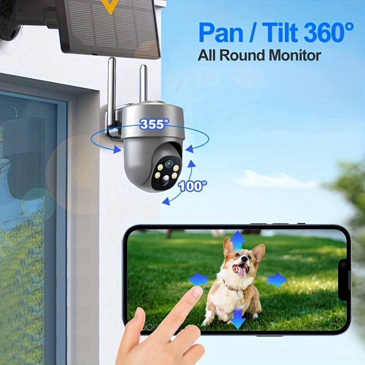 Security Camera No Needed Lte Cellular No Wifi Temu