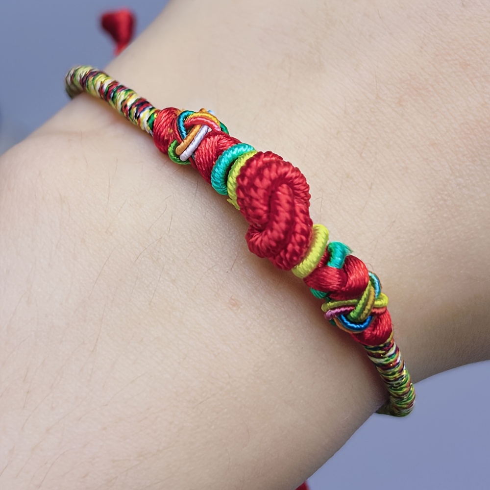 2pc Handmade Concentric Knot Blessing Bracelets Set