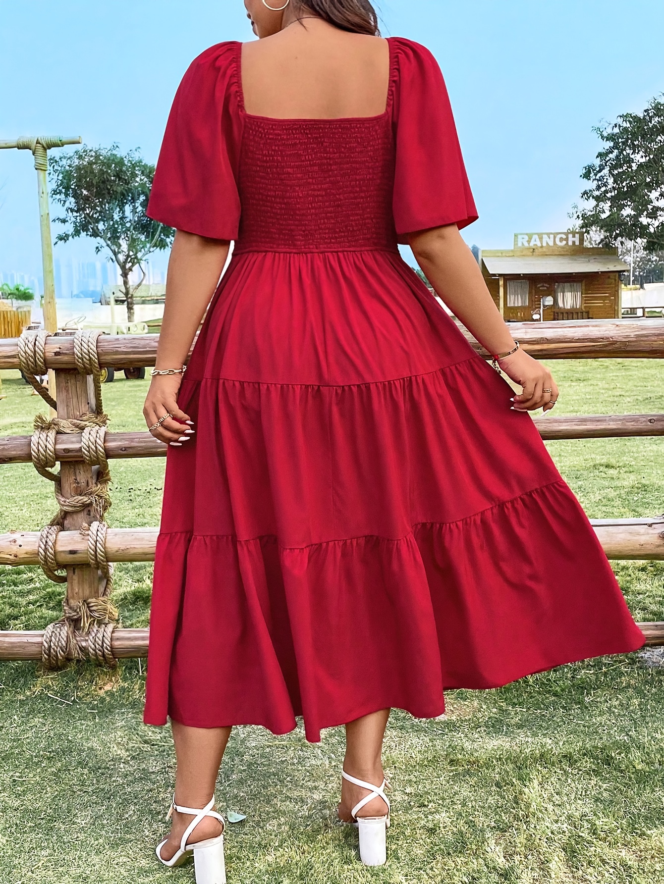 navy blue dress for baby girl Evening Party Dress Plus Size Women A-Line Empire Waist Chiffon main image 0