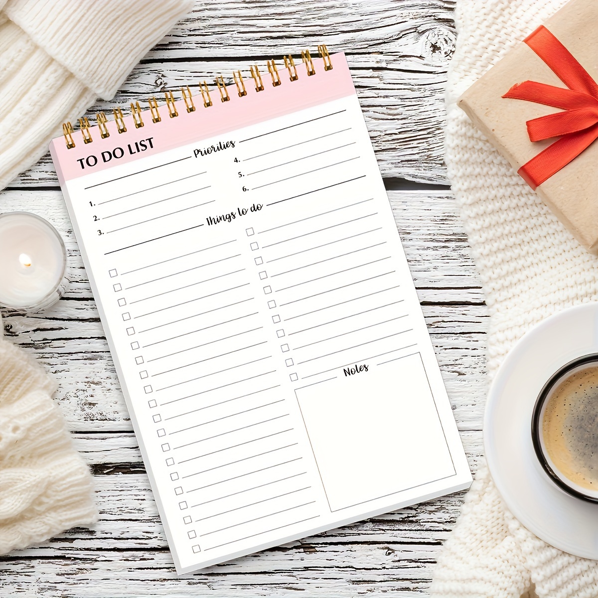 

3pcs Nature -do List Notepads - Daily Planner For & Setting, Tear-off Sheets, Office & Home Use