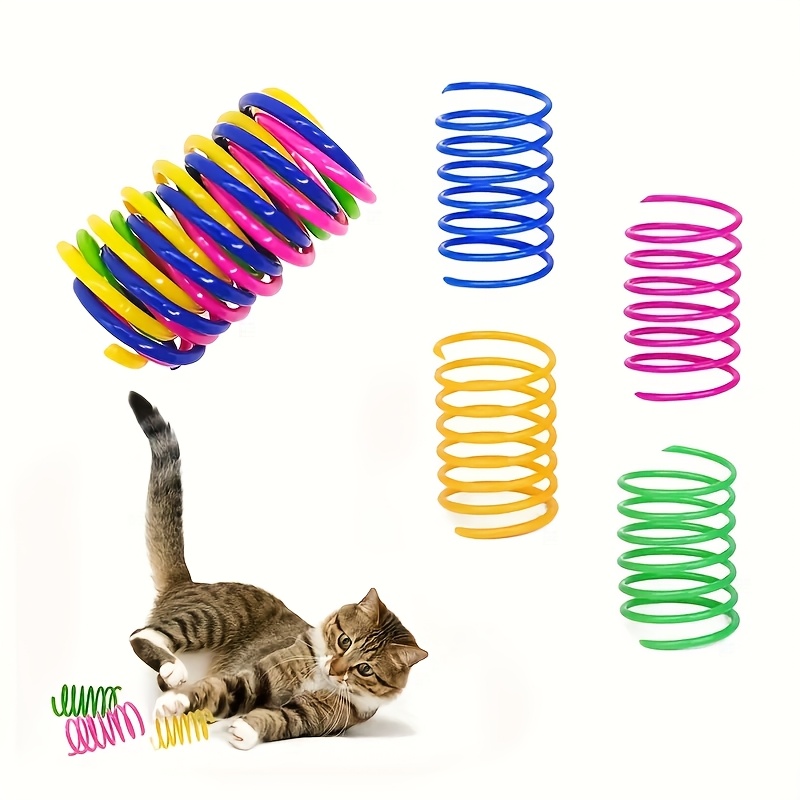   colored spring toys for cats   in packs of 12 20   designed for interactive play with kittens and pets without battery