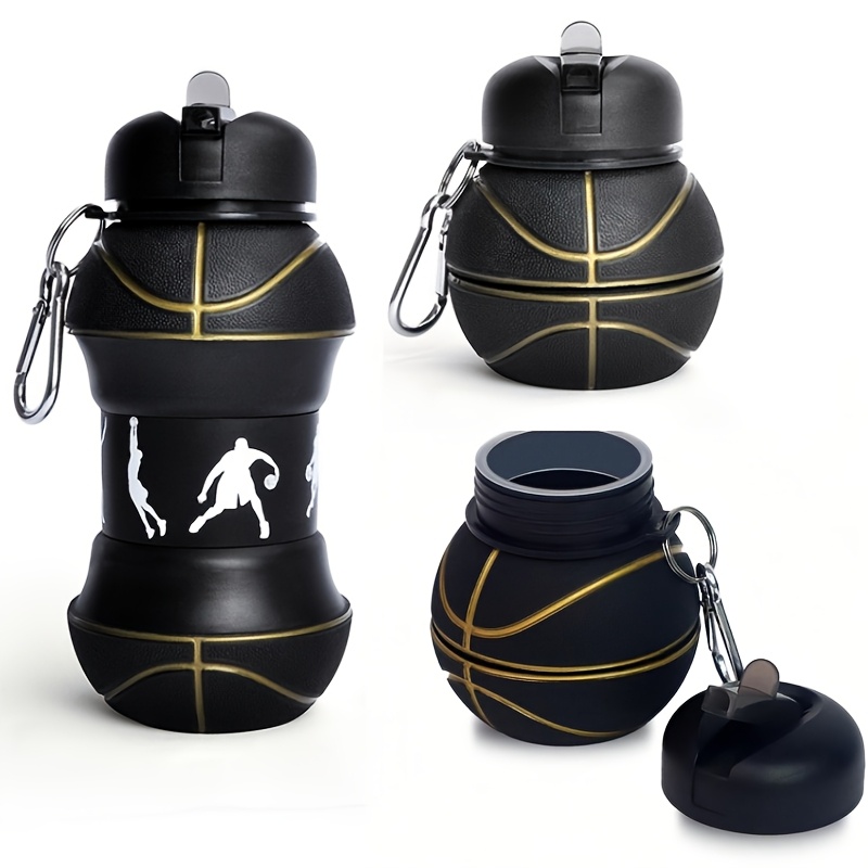 

1pc Very Interesting Basketball Cup Hung Bag Portable Foldable Black