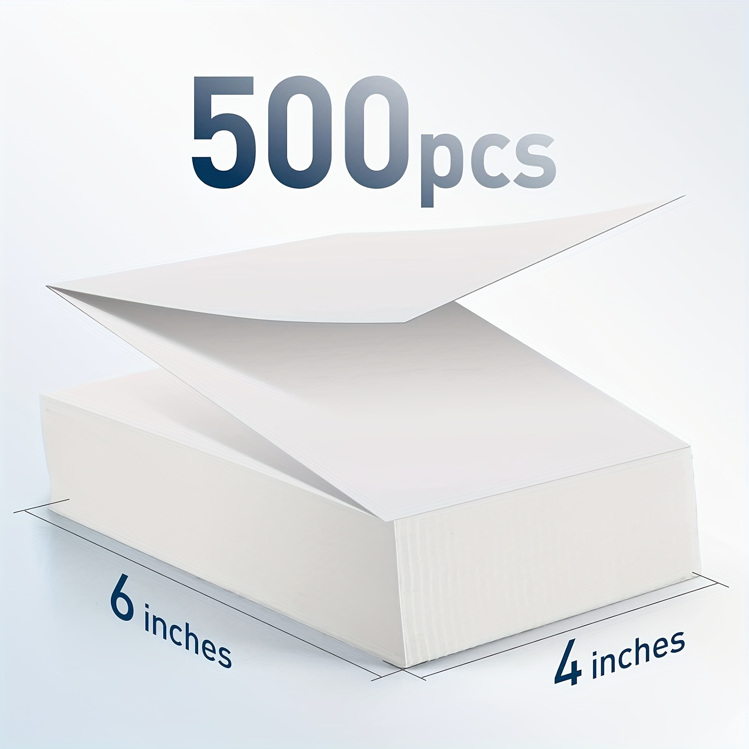 UPS 500 Count Fanfold Thermal Shipping Labels (4x6) – White, Direct Thermal, Made In USA