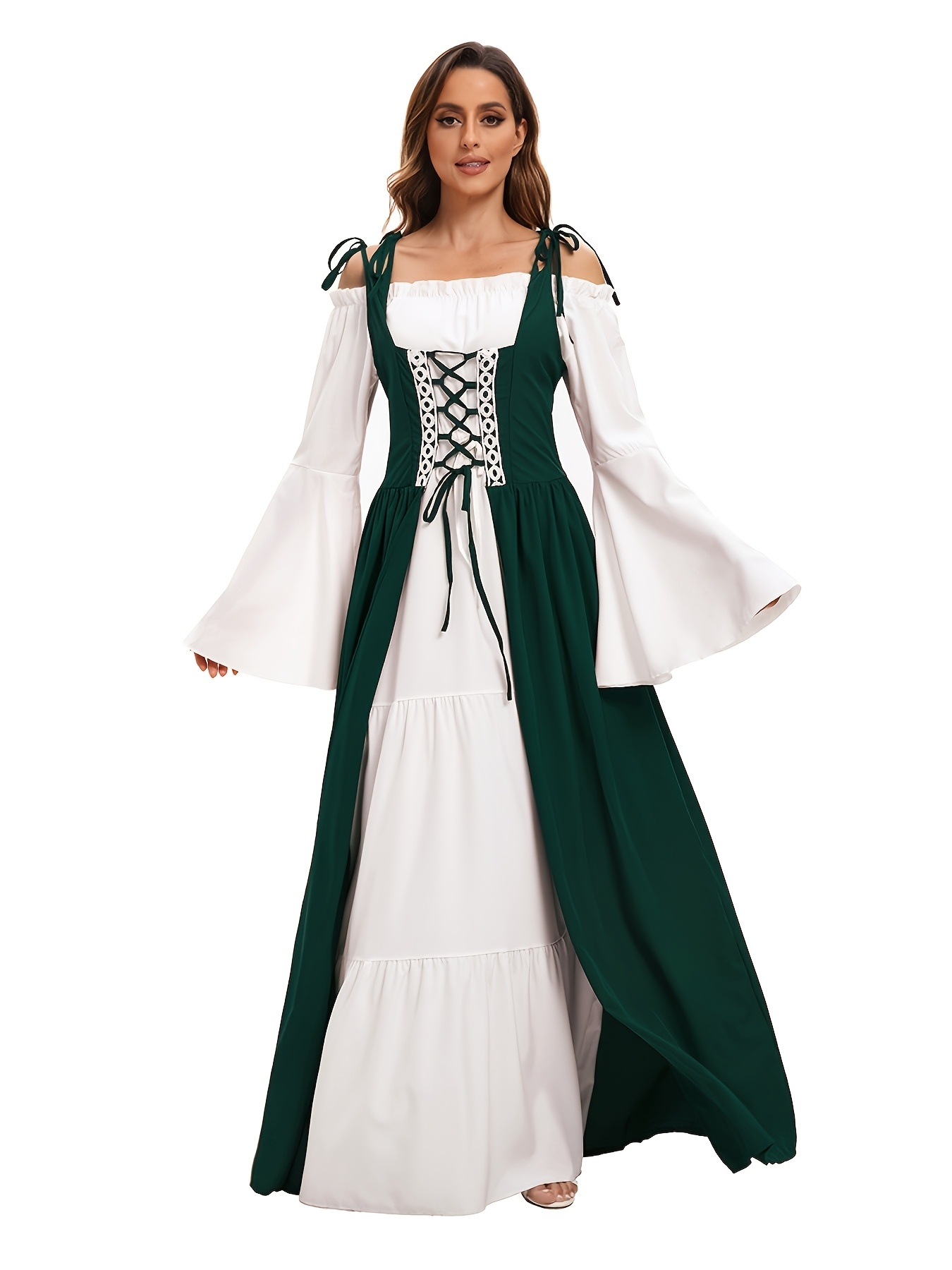 white long sleeve dress maxi Elmont Long Sleeve Maxi Dress main image 0