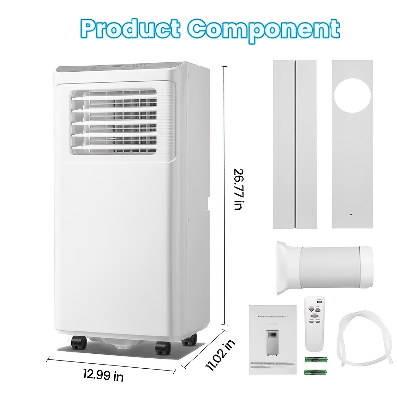 8000 BTU Portable AC Unit (4400BTU SACC) with Remote, 24-Hour... product image 2