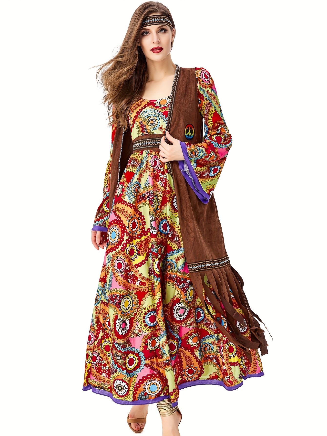 Boho Outfits Hippie Party Clothes Bohemian Festival Costume Set