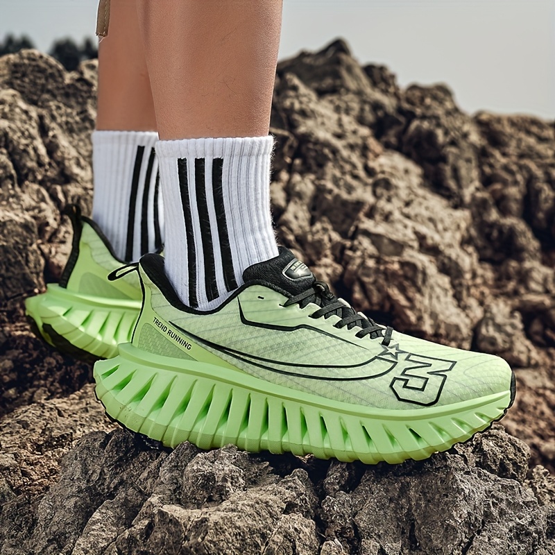 Men's Casual Sneakers, Road Running Shoes, Outdoor Trail Running Shoes, Slip-Resistant and Durable Mesh Breathable Lightweight Hiking Shoes, Indoor/Outdoor Road Running Shoes, Fashion Sneakers, Fitness Shoes, Large Size Shoes, Track and Field