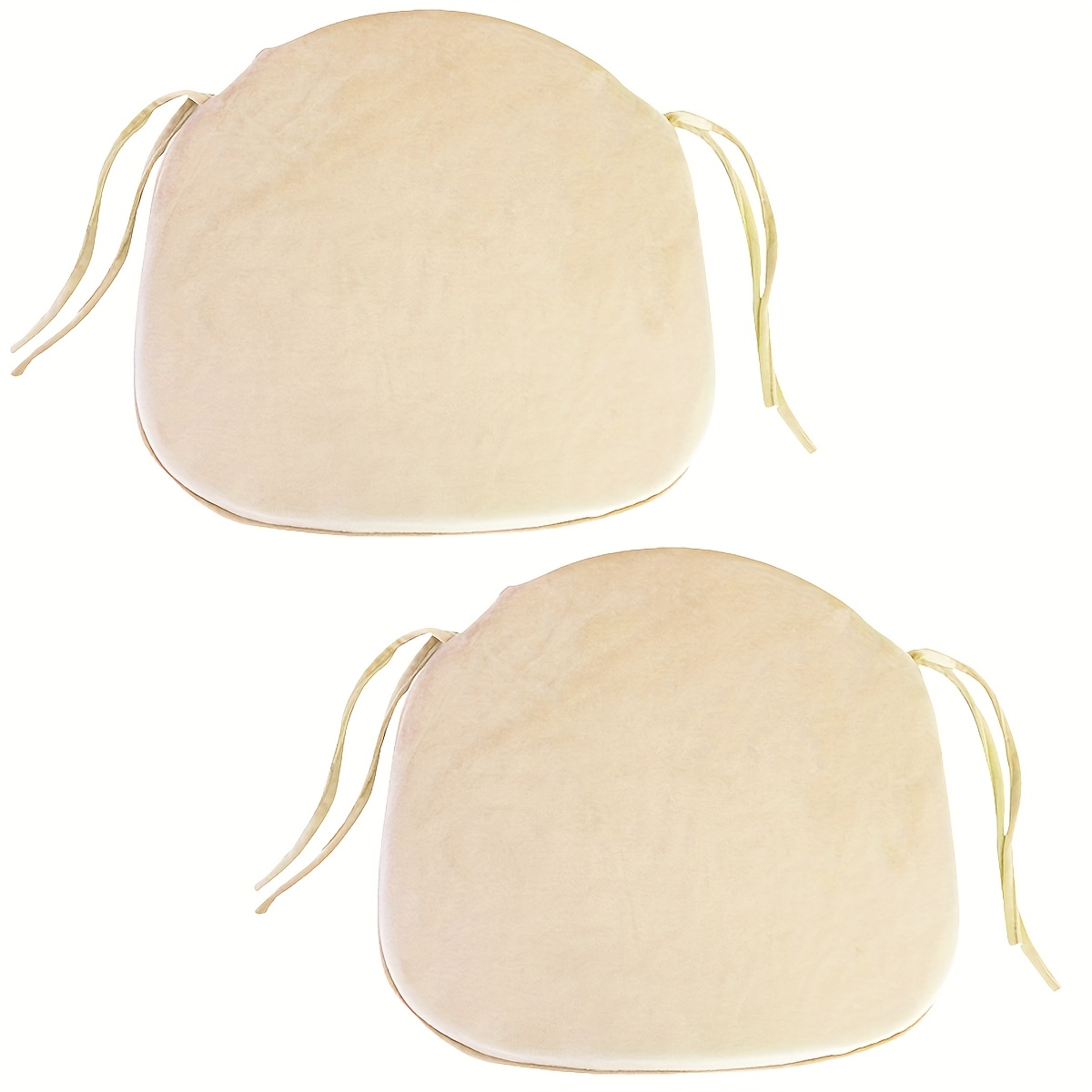 TEMU Almohadillas de Tela para Sillas con , Cojines para Sillas de D, Espuma de Densidad, Cómodas Almohadillas para Sillas de Comedor y Cocina,