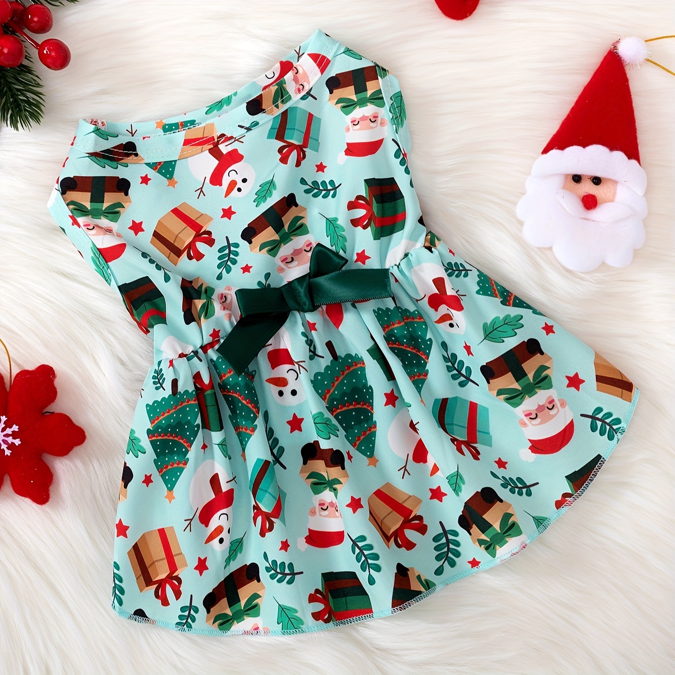 TEMU Adorable -themed Outfit, New Lightweight, Soft, And Breathable Pet Dress