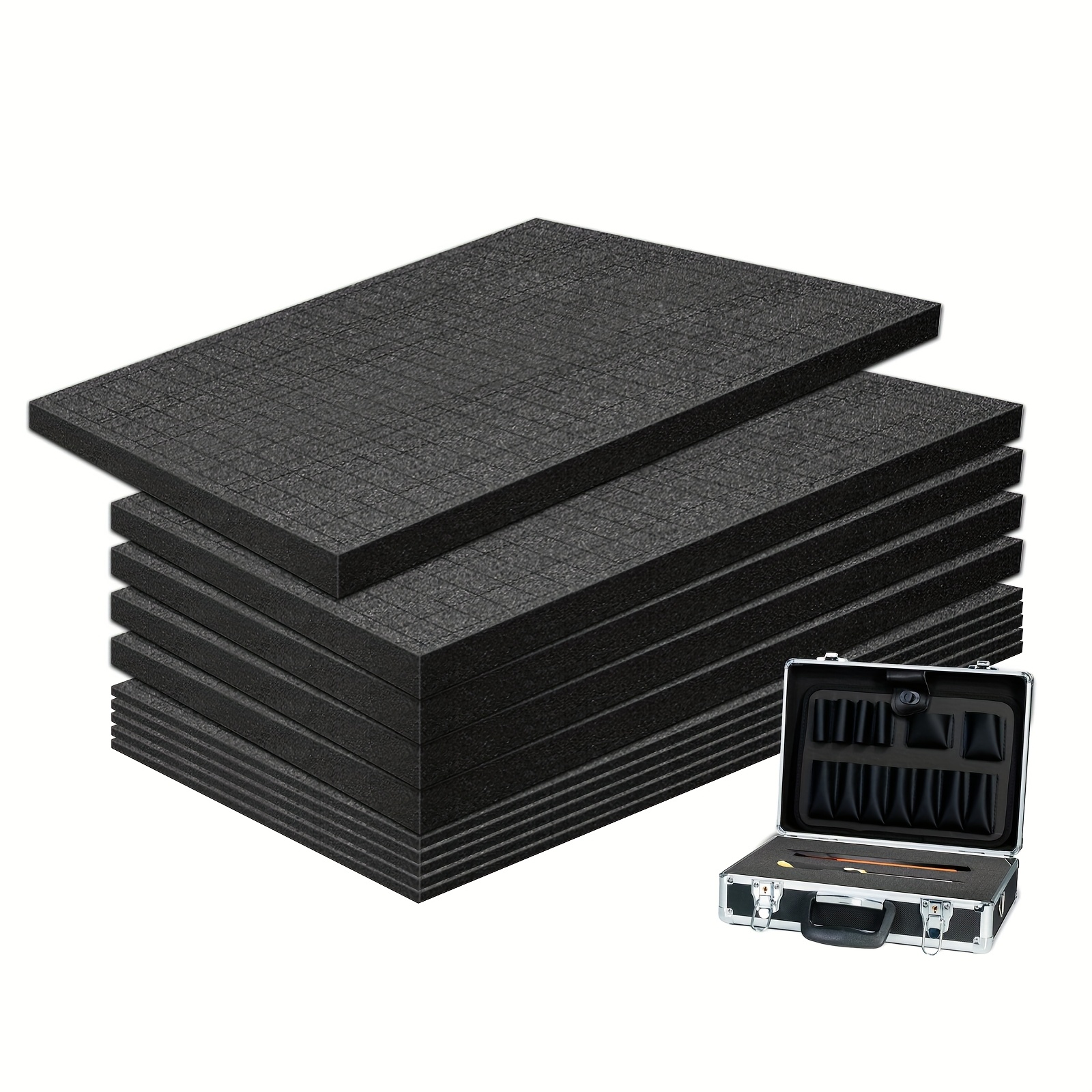 Image of 10pcs Of Tearable Grid Sponge Packaging Box Shock-absorbing Sponge , 2 Thicknesses And 5 Each