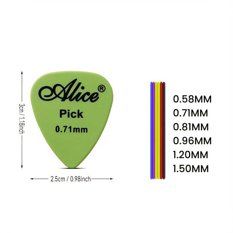 Multicolor Guitar Picks 50/100pcs Mixed ABS Premium Plastic Guitar Picks for Acoustic Electric Guitars Bass Or Ukulele