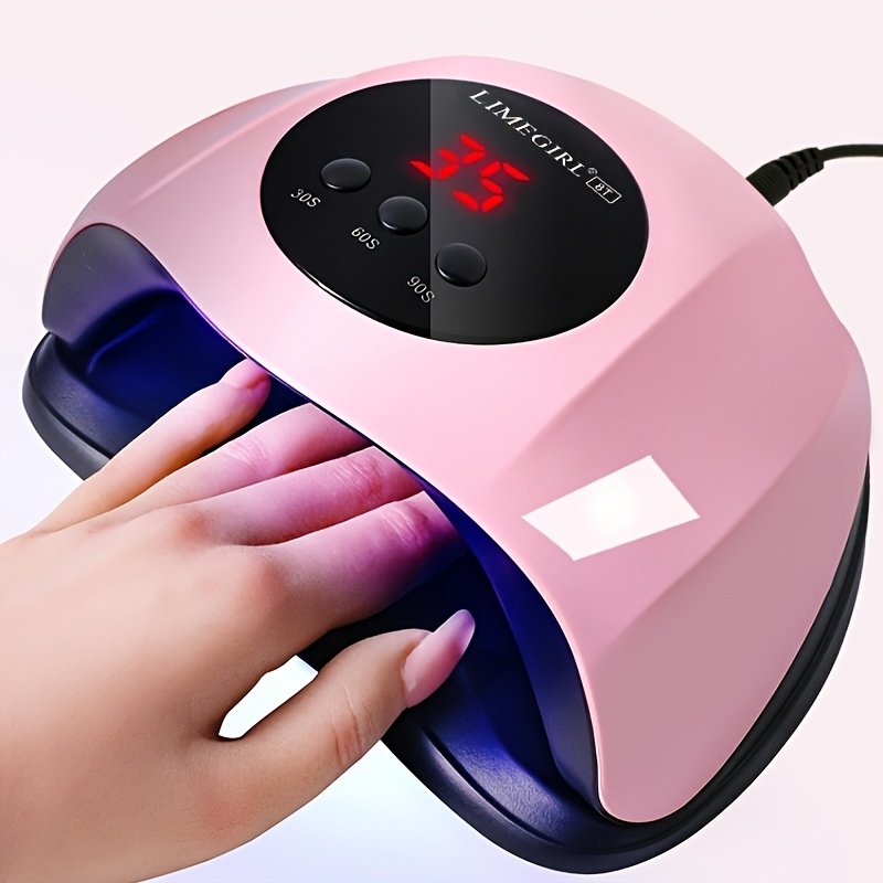 Professional UV LED Nail Lamp – LCD Display Gel Nail Dryer with Auto Sensor & 4 Timer Settings for Home Salon Manicure, No Adapter Required — Zaynora Luxury Marketplace