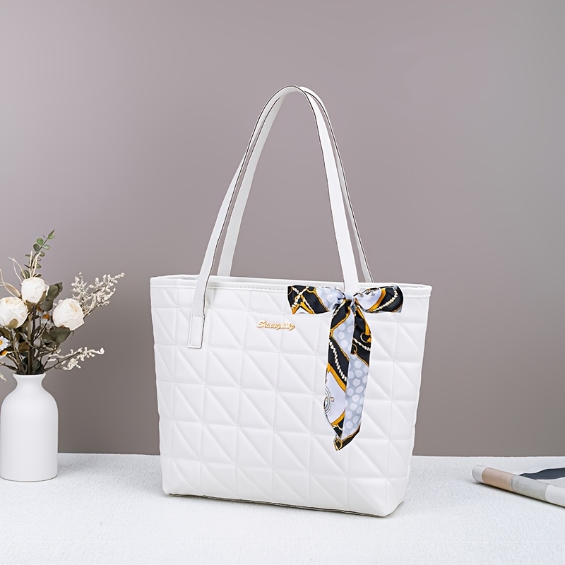Quilting Hardware Scarf Additions Large Capacity Tote Bag Women'
