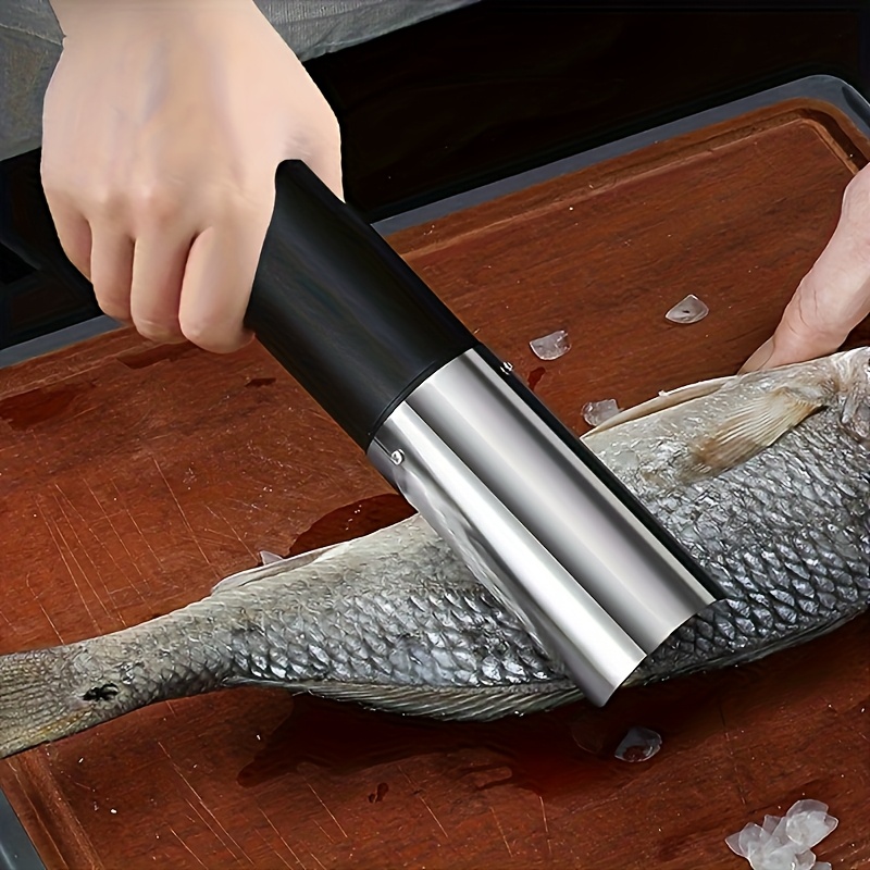 home commercial fish scaler       with powerful performance for all types of fishes scale removal equipment seafood prep gadget home fish cleaning device commercial fish cleaner ergonomic fish tool   Product details 5