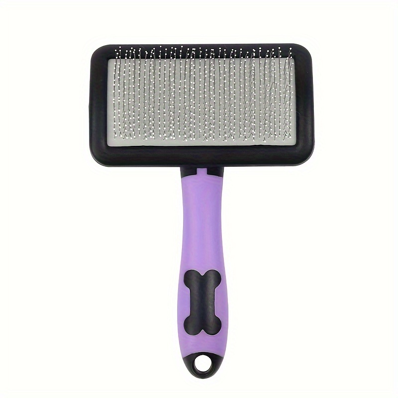 Image of 1pc Gentle Pet Massage Comb Suitable For Shedding & Grooming, Soft Remover Brush With Suitable For Dogs And Cats, Gentle Detangling Tool For Cat/dog Hair Care, Removes Loose Hair For , - Grooming Tool