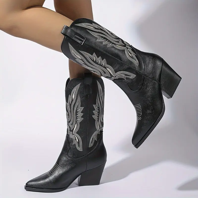 Embroidered - Toe, - , -On PU details 2