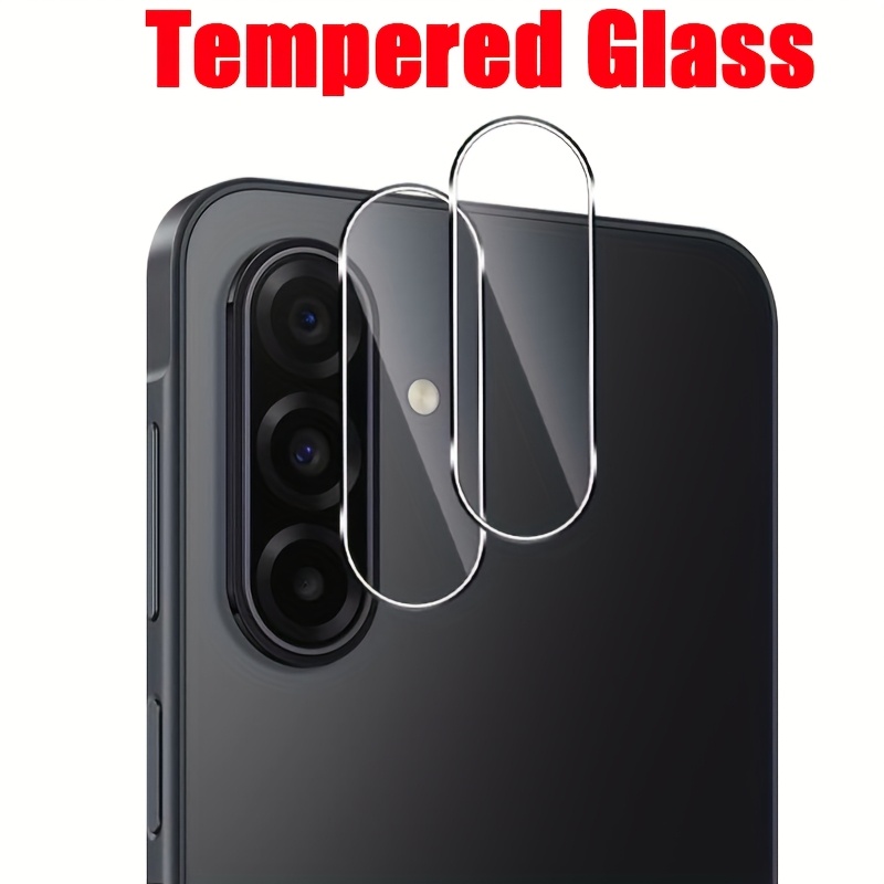 2 Pack For For Galaxy A17 5g/a17 Tempered Glass Camera Protector 9h Hardness Anti-scratch Lens Protective Glass, Rear Camera Protection -transparent