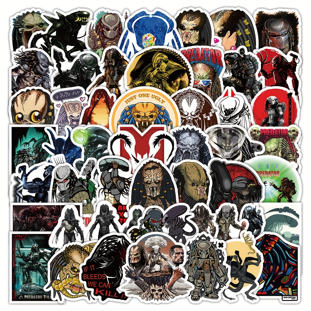 

53pcs Classic Film & Tv Character Sticker Pack - Waterproof, Matte For Laptops, Phone Cases, Helmets & Skateboards