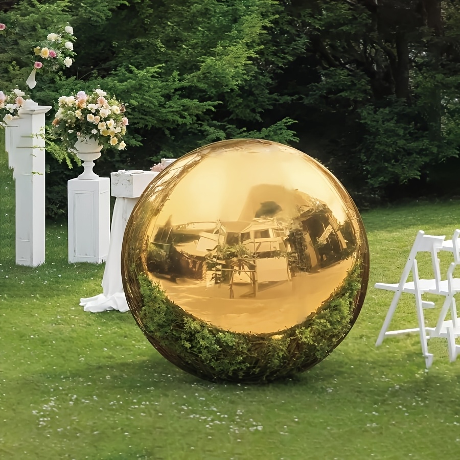 TEMU Festive Large Aluminum Foil Balloon - Tropical Beach Scene, Ideal For Party & Anniversary Decorations, Photography Props, Festive